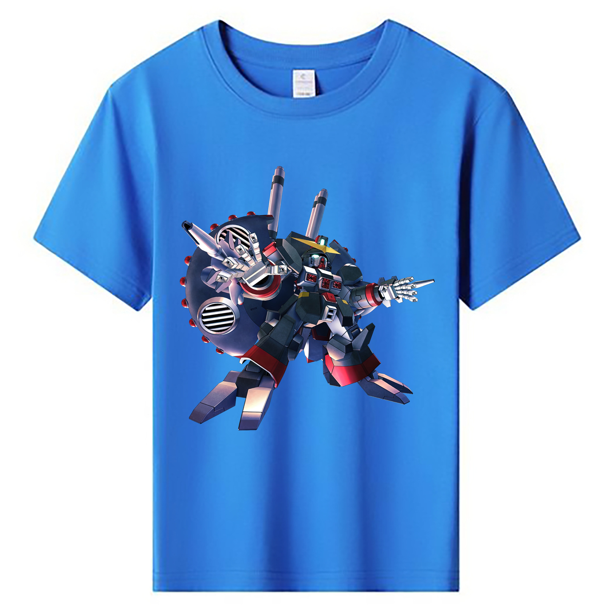 （画像用） 機動戦士ガンダム Mobile Suit Gundam 綿100％キッズTシャツ（フロントプリント）